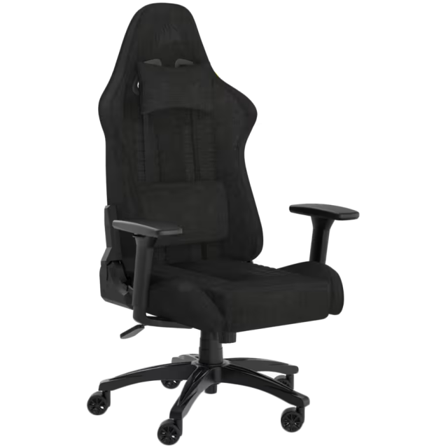 Геймърски стол CORSAIR TC100 RELAXED Gaming Chair, Fabric - Black