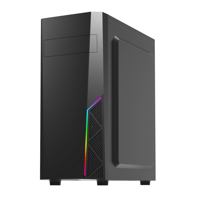 Кутия Zalman T8 RGB, Mid Tower, 2 x USB 2.0, 1 x USB 3.0, ATX mATX Mini-ITX