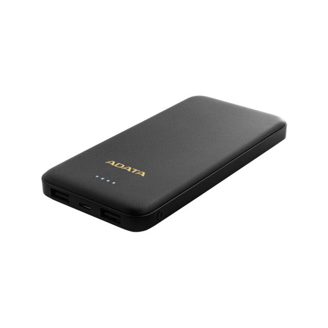 Външна батерия ADATA POWER BANK 10 000MAH, USB, BLACK
