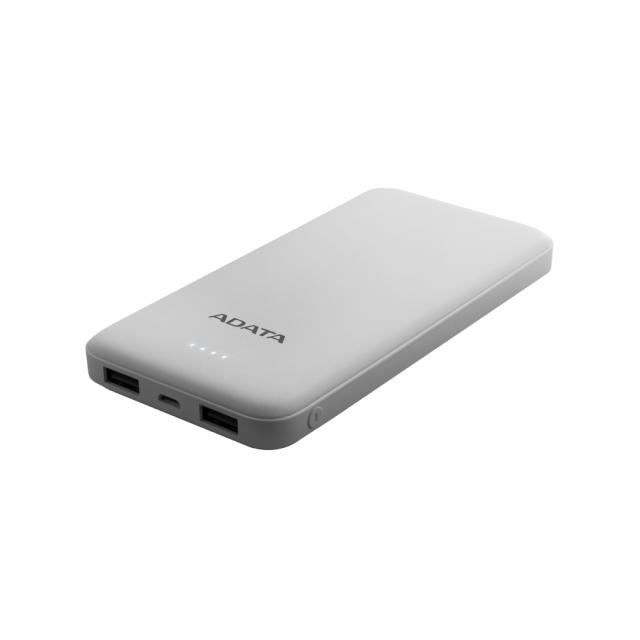 Външна батерия ADATA POWER BANK 10 000MAH, USB, Бяла