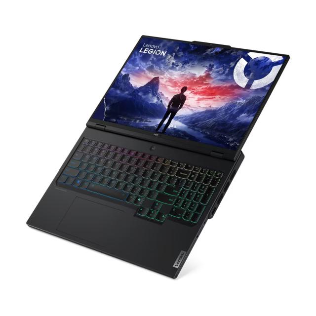 Лаптоп Lenovo Legion Pro 7 16IRX9H, 16.0" (40.64 cm) WQXGA IPS, Anti-glare, 240Hz, Intel Core i9-14900HX, 24C (2.2 / 5.8GHz, 36MB), NVIDIA GeForce RTX 4080 12GB, 32GB  DDR5, 1TB SSD M.2 NVMe, Free DOS