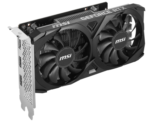 Видео карта MSI NVIDIA GeForce RTX3050 VENTUS 2X 6G OC, 6GB GDDR6, 96-bit, 2x HDMI, DP
