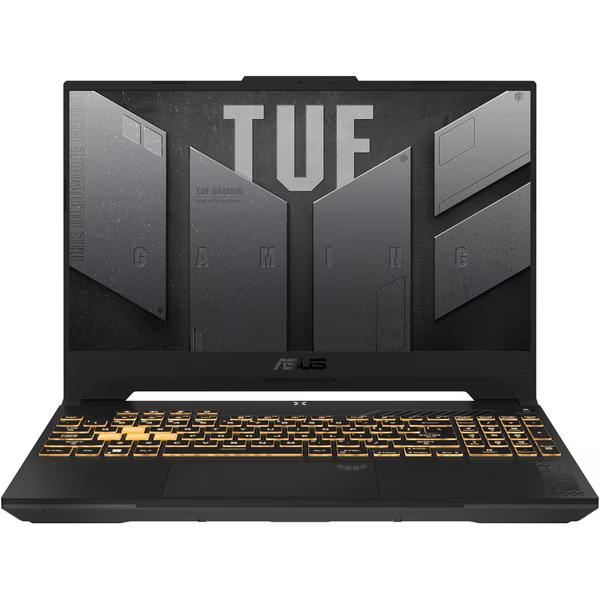 Лаптоп ASUS TUF Gaming F15 FX507VU-LP150, 15.6'' (39.62 cm), IPS Full HD, 144Hz, Intel Core i7-13620H 10C (1.8/4.9GHz, 24M), NVIDIA RTX 4050 6GB GDDR6, 16GB DDR5, 1TB SSD, RGB KB, Free DOS