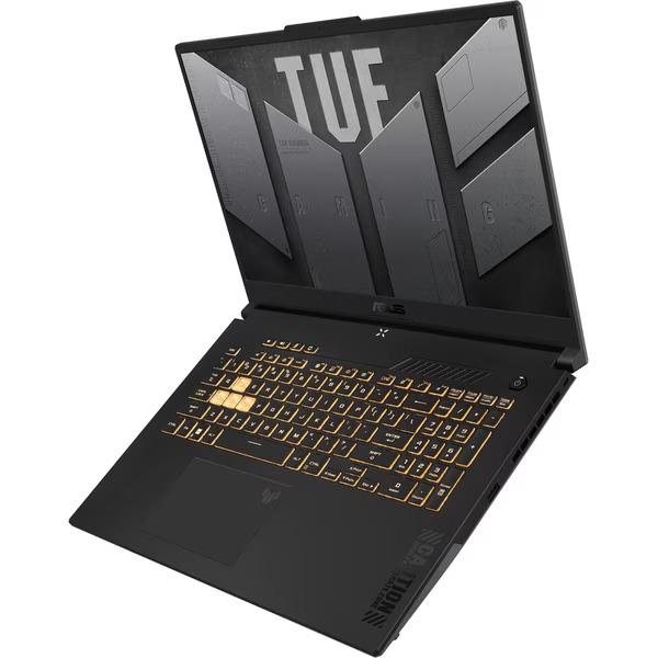 Лаптоп ASUS TUF Gaming F15 FX507VU-LP150, 15.6'' (39.62 cm), IPS Full HD, 144Hz, Intel Core i7-13620H 10C (1.8/4.9GHz, 24M), NVIDIA RTX 4050 6GB GDDR6, 16GB DDR5, 1TB SSD, RGB KB, Free DOS