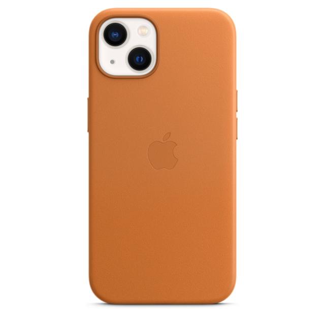 Калъф Apple iPhone 13 Leather Case with MagSafe - Golden Brown