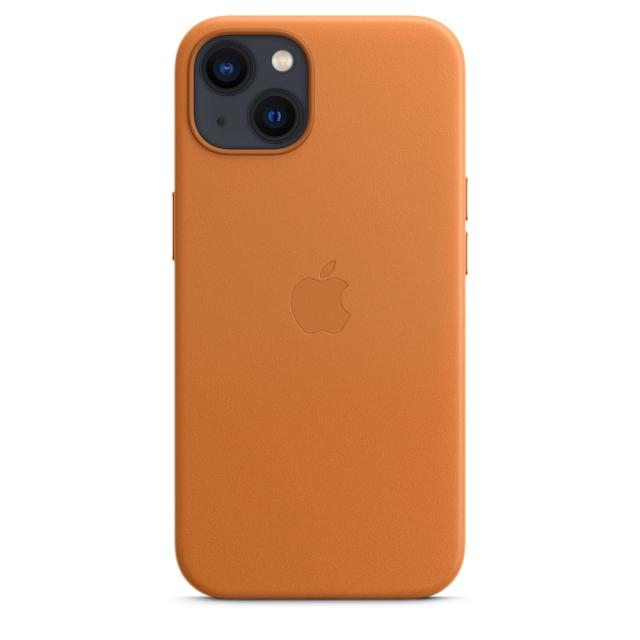 Калъф Apple iPhone 13 Leather Case with MagSafe - Golden Brown