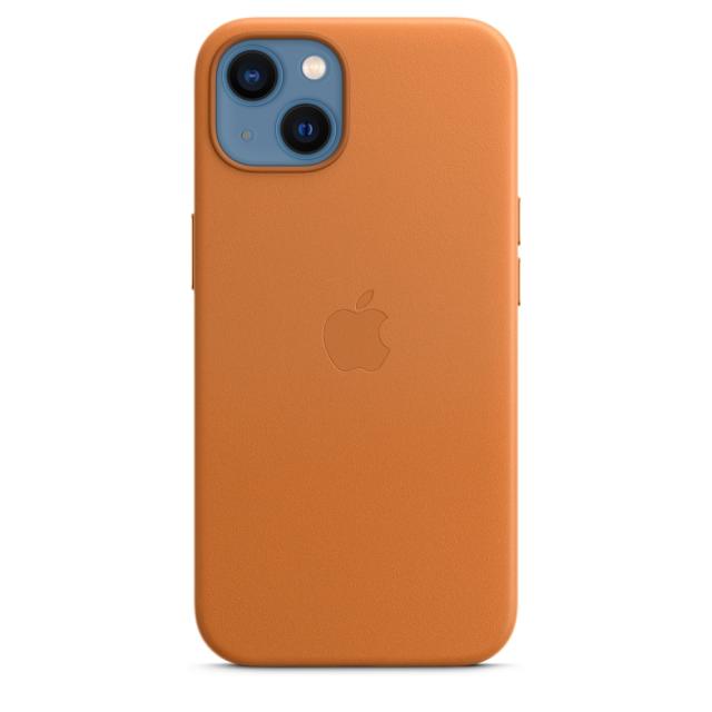 Калъф Apple iPhone 13 Leather Case with MagSafe - Golden Brown
