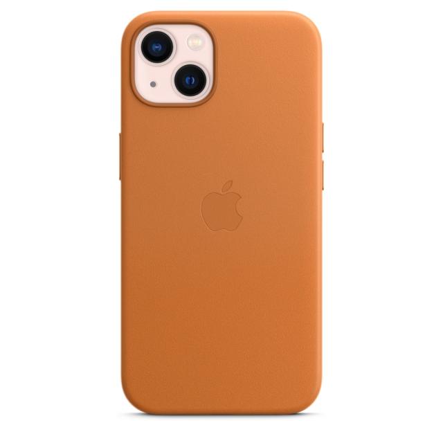 Калъф Apple iPhone 13 Leather Case with MagSafe - Golden Brown