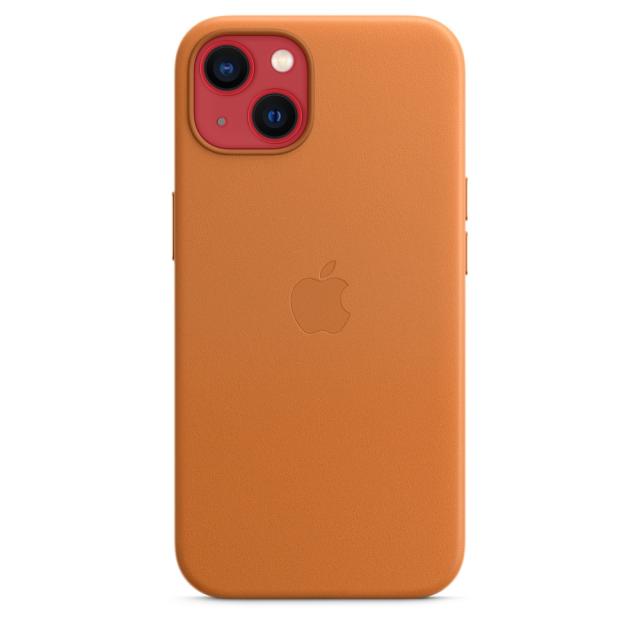Калъф Apple iPhone 13 Leather Case with MagSafe - Golden Brown