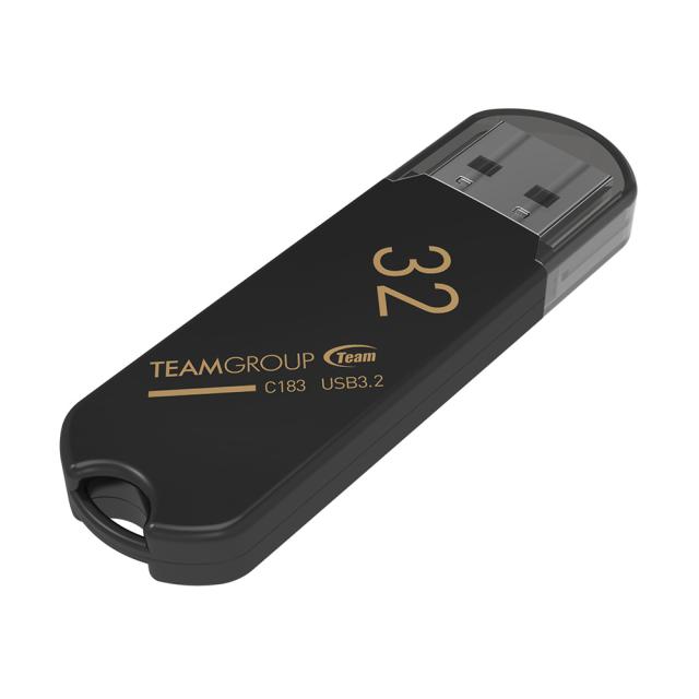 USB Памет TEAM GROUP BLACK C183 32G, USB3.2