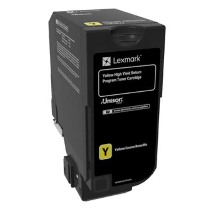 Консуматив Lexmark Yellow High Yield Return Programme Toner Cartridge