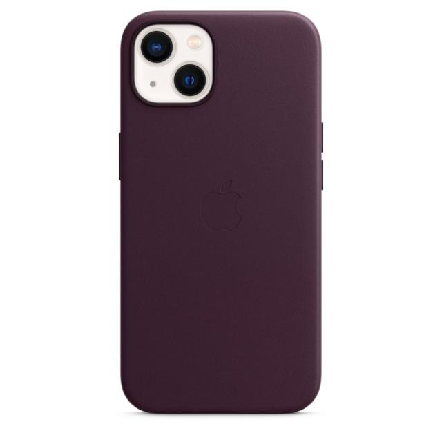 Калъф Apple iPhone 13 Leather Case with MagSafe - Dark Cherry