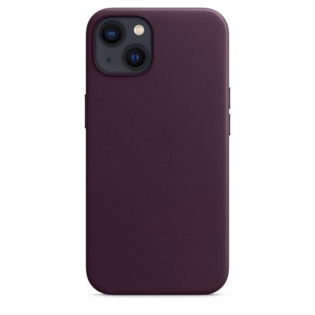 Калъф Apple iPhone 13 Leather Case with MagSafe - Dark Cherry