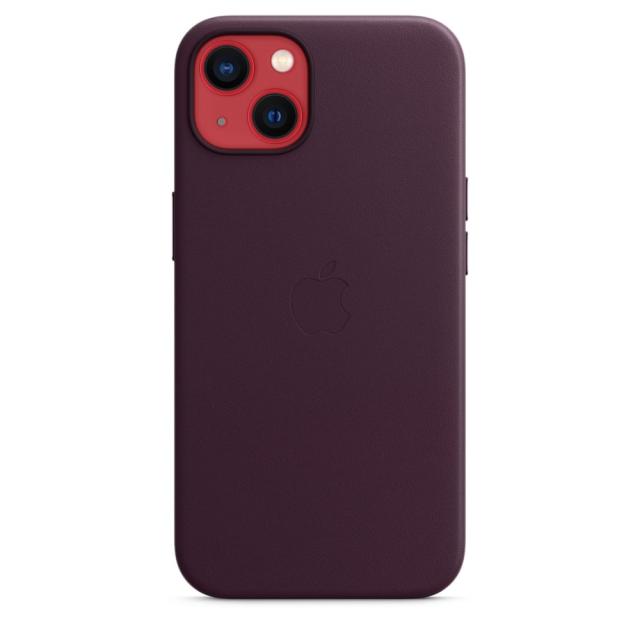 Калъф Apple iPhone 13 Leather Case with MagSafe - Dark Cherry