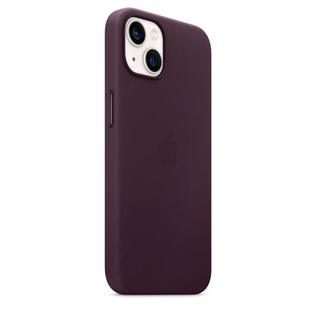 Калъф Apple iPhone 13 Leather Case with MagSafe - Dark Cherry