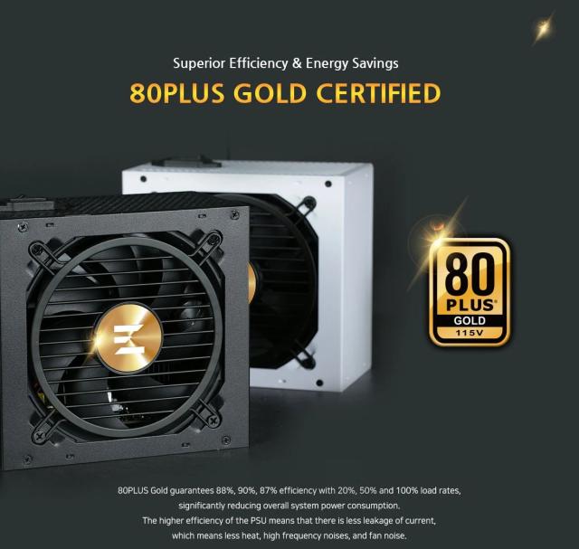 Захранване Zalman TeraMax 850W, Active PFC, ATX 3.0, 80 PLUS GOLD, PCIe 5.0, White