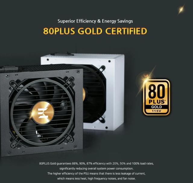 Захранване Zalman TeraMax 850W, Active PFC, ATX 3.0, 80 PLUS GOLD, PCIe 5.0