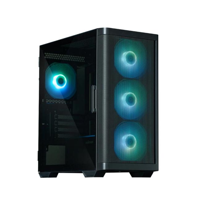 Кутия Zalman M4  Addressable RGB, Mini Tower, Tempered Glass, 2 x USB 3.0, 1 x USB 2.0, HD Audio x 1, mATX, Mini-ITX