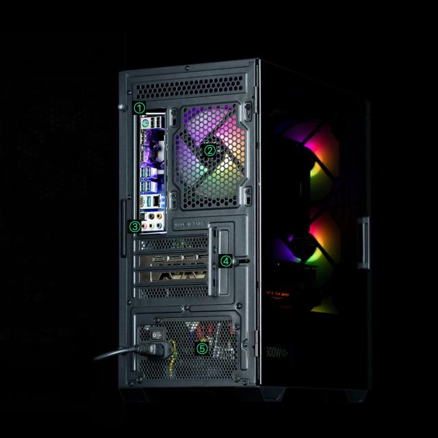 Кутия Zalman M4  Addressable RGB, Mini Tower, Tempered Glass, 2 x USB 3.0, 1 x USB 2.0, HD Audio x 1, mATX, Mini-ITX