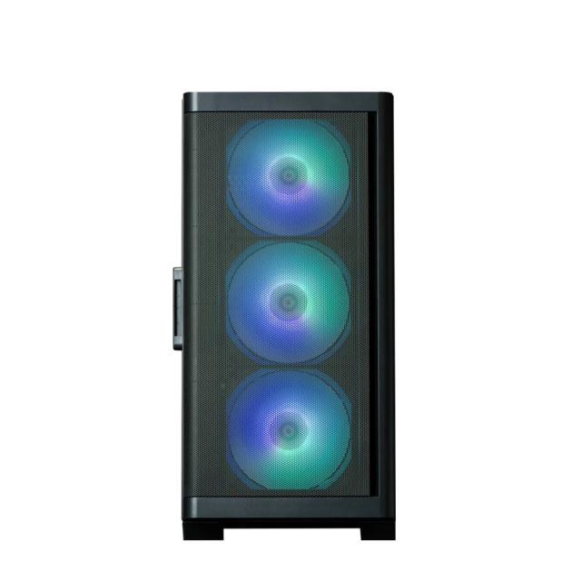 Кутия Zalman M4  Addressable RGB, Mini Tower, Tempered Glass, 2 x USB 3.0, 1 x USB 2.0, HD Audio x 1, mATX, Mini-ITX