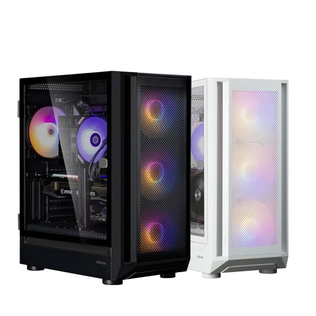 Кутия Zalman I6 RGB, Middle Tower, Tempered Glass, 1 x USB 3.1 Type-C, 1 x USB 3.0, 1 x USB 2.0, HD Audio x 1, ATX, mATX, Mini-ITX