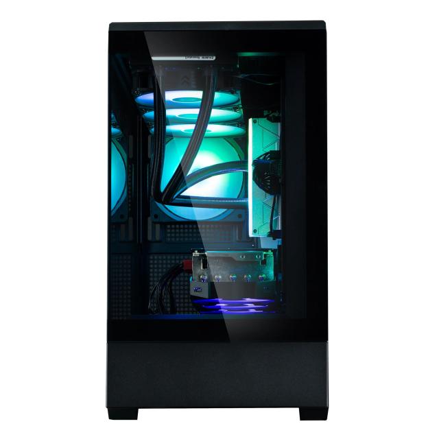 Кутия Zalman P30 aRGB, Mini Tower, Tempered Glass, 1 x USB 3.1 Type-C, 1 x USB 3.0, HD Audio x 1, mATX, Mini-ITX