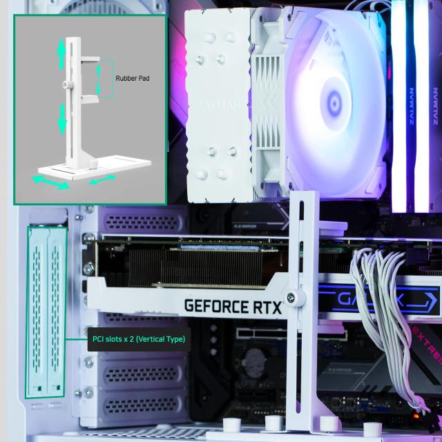 Кутия Zalman i4 White, Middle Tower, Full Mesh, 2 x USB 3.0, 1 x USB 2.0, HD Audio x 1, ATX, mATX, Mini-ITX 