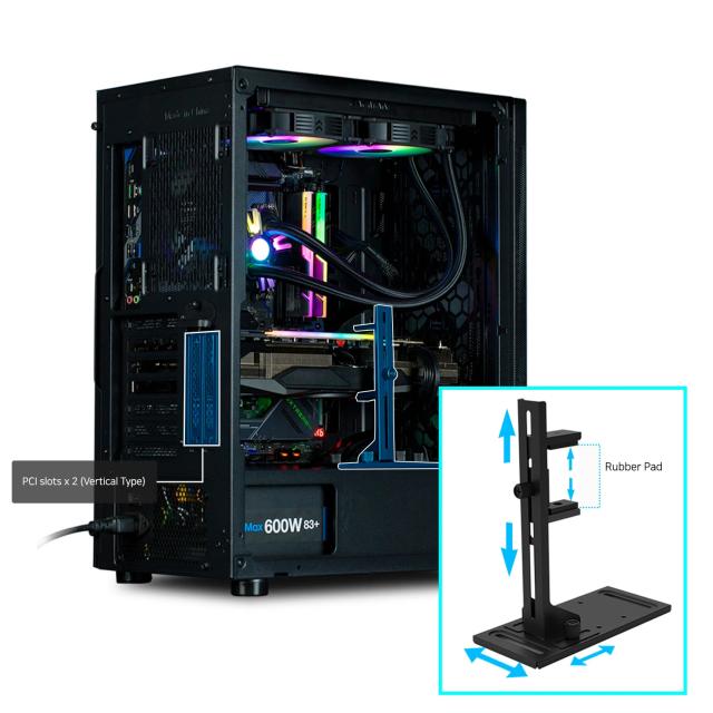 Кутия Zalman i4 Black, Middle Tower, Full Mesh, 2 x USB 3.0, 1 x USB 2.0, HD Audio x 1, ATX, mATX, Mini-ITX 