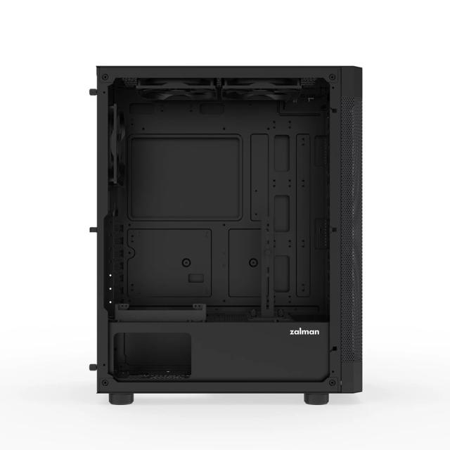 Кутия Zalman i4 Black, Middle Tower, Full Mesh, 2 x USB 3.0, 1 x USB 2.0, HD Audio x 1, ATX, mATX, Mini-ITX 