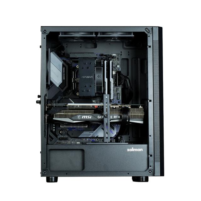 Кутия Zalman i4 Black, Middle Tower, Full Mesh, 2 x USB 3.0, 1 x USB 2.0, HD Audio x 1, ATX, mATX, Mini-ITX 