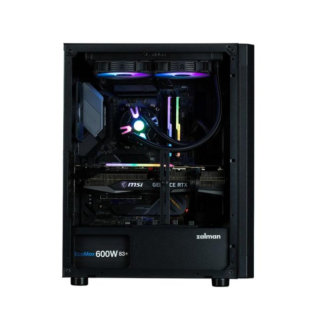 Кутия Zalman i4 Black, Middle Tower, Full Mesh, 2 x USB 3.0, 1 x USB 2.0, HD Audio x 1, ATX, mATX, Mini-ITX 