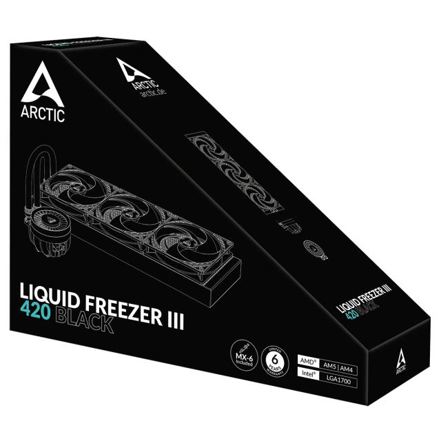 Охладител за процесор Arctic Liquid Freezer III 420 Black