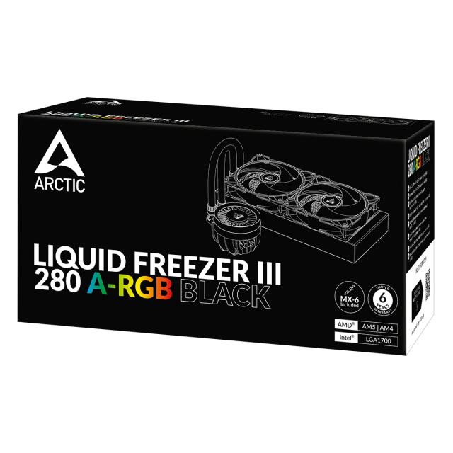 Охладител за процесор Arctic Liquid Freezer III 280 A-RGB Black, INTEL/AMD