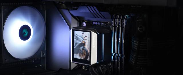 Охладител за процесор DeepCool Water Cooling MYSTIQUE 360 - LCD Screen, A-RGB