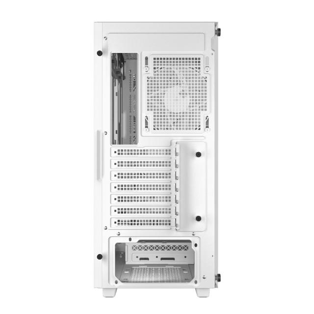 Кутия за компютър DeepCool CC560 WH, Middle Tower, 1 x USB 2.0, 1 x USB 3.0, HD Audio x 1, ATX, mATX, Mini-ITX, бяла