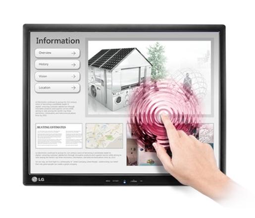 Монитор LG 17MB15T-B, 17" 5:4 TFT LCD Touch Screen Anti-Glare , LCD, 5 ms, 5,000,000:1 (DFC), 1000:1 (Native), 250cd, 1280x1024, D-SUB, USB, Black