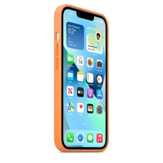 Калъф Apple iPhone 13 Silicone Case with MagSafe – Marigold