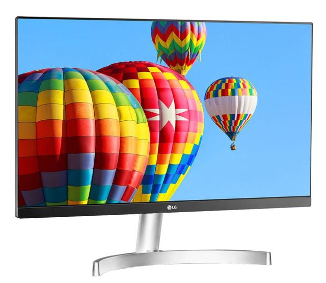 Монитор LG 24MK600M-W, 23.8" IPS LED AG, Cinema Screen 3-Side Borderless, 5ms GTG, 1000:1, Mega DFC, 250cd/m2, Full HD 1920x1080, D-Sub, HDMI, Radeon FreeSync, Tilt, White
