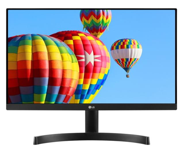 Монитор LG 24MK600M-B, 23.8" IPS LED AG, Cinema Screen 3-Side Borderless, 5ms GTG, 1000:1, Mega DFC, 250cd/m2, Full HD 1920x1080, D-Sub, HDMI, Radeon FreeSync, Tilt, Black