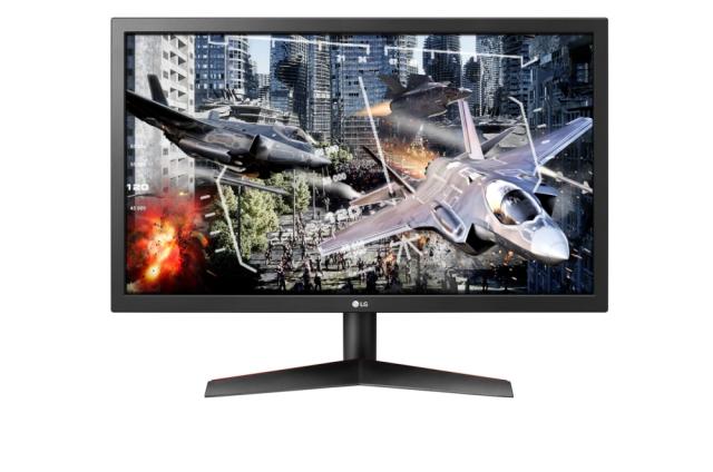 Монитор LG 24GL600F-B, 23.6" TN, AG, 1ms 144Hz, Mega DFC, 300cd/m2, Full HD 1920x1080, Radeon FreeSync, HDMI, DisplayPort, Headphone Out, Tilt, Black