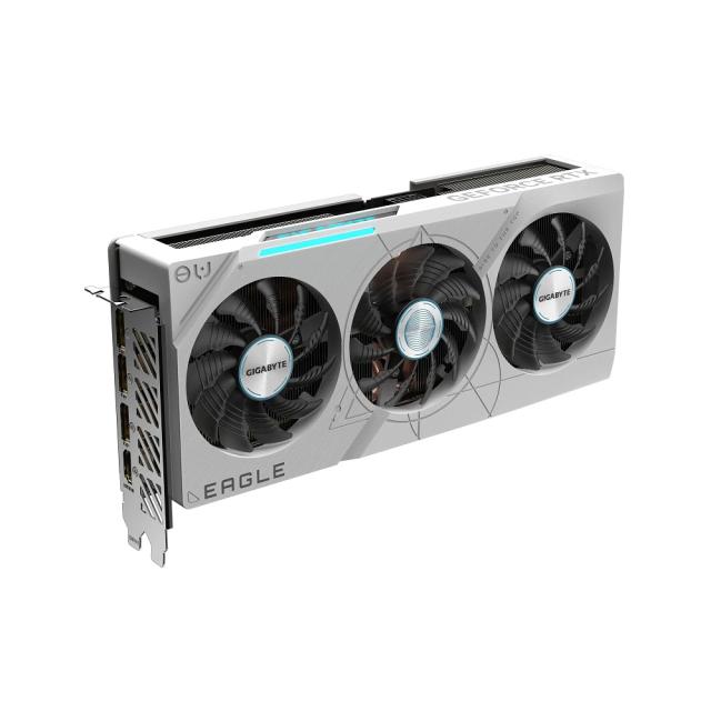 Видео карта GIGABYTE NVIDIA GeForce GeForce RTX4070 Ti SUPER EAGLE OC ICE GDDR6X, 256-bit, HDMI, 3x DP