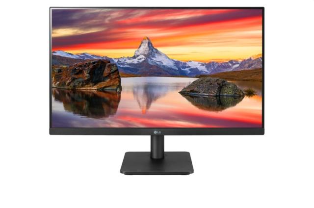 Монитор LG 24MP400-B, 23,8" IPS, 5ms (GtG at Faster), 75z, 1000:1,  Dynamic Action Sync, 250 cd/m2, Full HD 1920x1080, AMD FreeSync, Eye-care, Reader Mode, D-Sub, HDMI, Tilt, Black