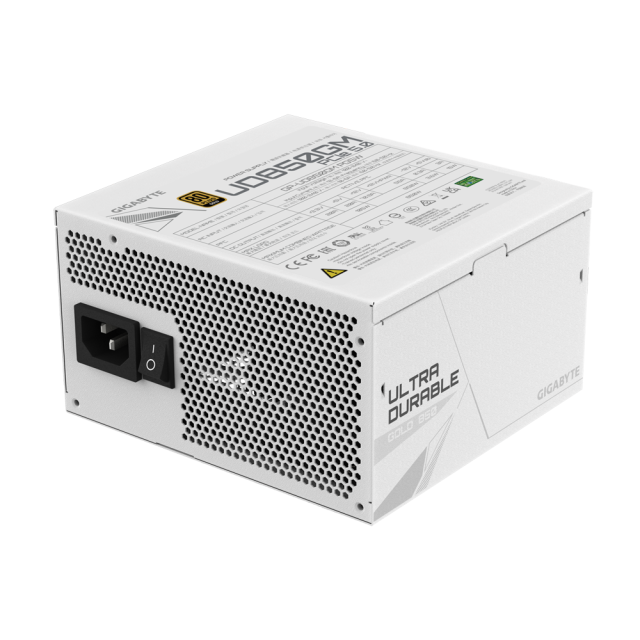 Захранване Gigabyte UD850GM PG5W, 850W, 80+ GOLD, Modular, ATX 3.0, PCIe 5.0 Ready