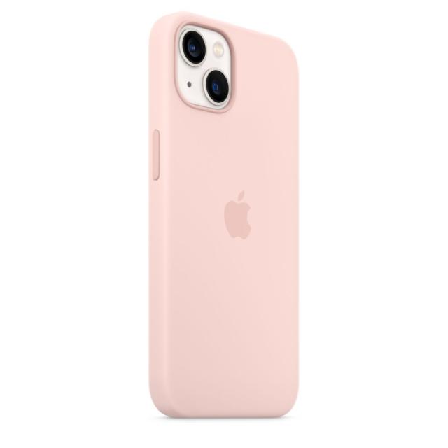 Калъф Apple iPhone 13 Silicone Case with MagSafe – Chalk Pink