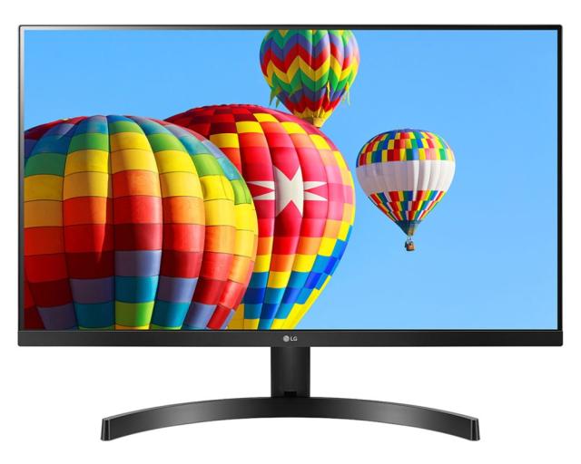 Монитор LG 27MK600M-B, 27" IPS, LED AG, 5ms GTG, 1000:1, Mega DFC, 250cd/m2, Full HD 1920x1080, Free-sync, D-Sub, HDMI, Tilt, H/P out, Glossy Black