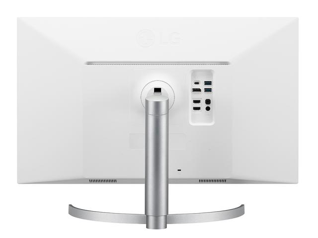 Монитор LG 27UL850-W, 27" Wide LED, IPS Panel Anti-Glare, sRGB 99%, Cinema Screen, 5ms, 1000:1, Mega DFC, 350 cd/m2, 3840x2160, MAXX Audio 5W x 2,  USB type-C, HDMI, DisplayPort, FreeSync, Headphone out, Tilt, Height (Range), Pivot, Black