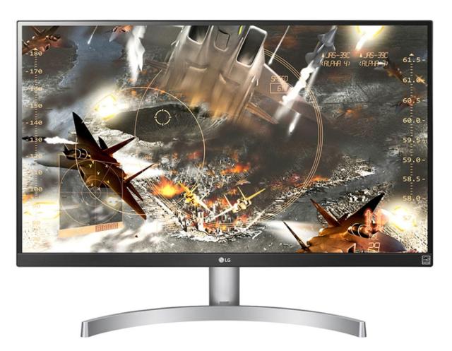 Монитор LG 27UL600-W, 27" Wide LED, IPS Panel Anti-Glare, sRGB 99%, Cinema Screen, 5ms, 1000:1, Mega DFC, 350 cd/m2, 3840x2160, VESA DisplayHDR 400, HDMI, DisplayPort, FreeSync, Headphone out, Tilt, Black