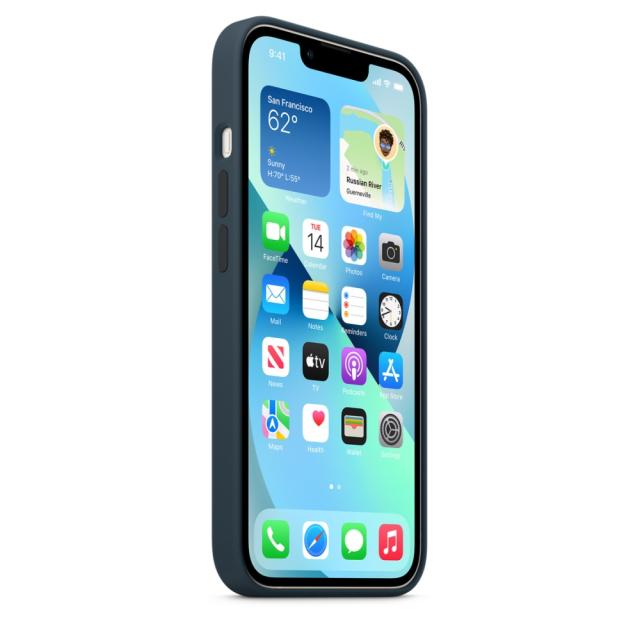 Калъф Apple iPhone 13 Silicone Case with MagSafe – Abyss Blue