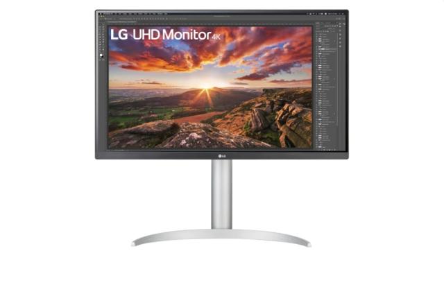 Монитор LG 27UP850-W, 27" UHD 4K IPS, Anti-Glare, DCI-P3 95%, Cinema Screen, 5ms, 1200:1,  400 cd/m2, 3840x2160, HDR 400, MAXX Audio 5W x 2, USB type-C charging (up to 96W), HDMI, DisplayPort, AMD FreeSync, Headphone out, Tilt, Height (Range), Pivot,