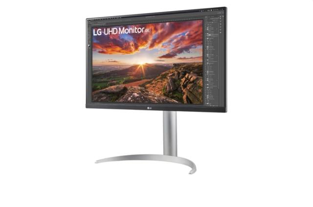 Монитор LG 27UP850-W, 27" UHD 4K IPS, Anti-Glare, DCI-P3 95%, Cinema Screen, 5ms, 1200:1,  400 cd/m2, 3840x2160, HDR 400, MAXX Audio 5W x 2, USB type-C charging (up to 96W), HDMI, DisplayPort, AMD FreeSync, Headphone out, Tilt, Height (Range), Pivot,